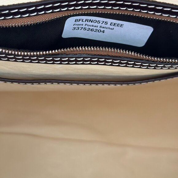 Dooney & Bourke Florentine Toscana Front Pocket Satchel - Espresso - Picture 13 of 14